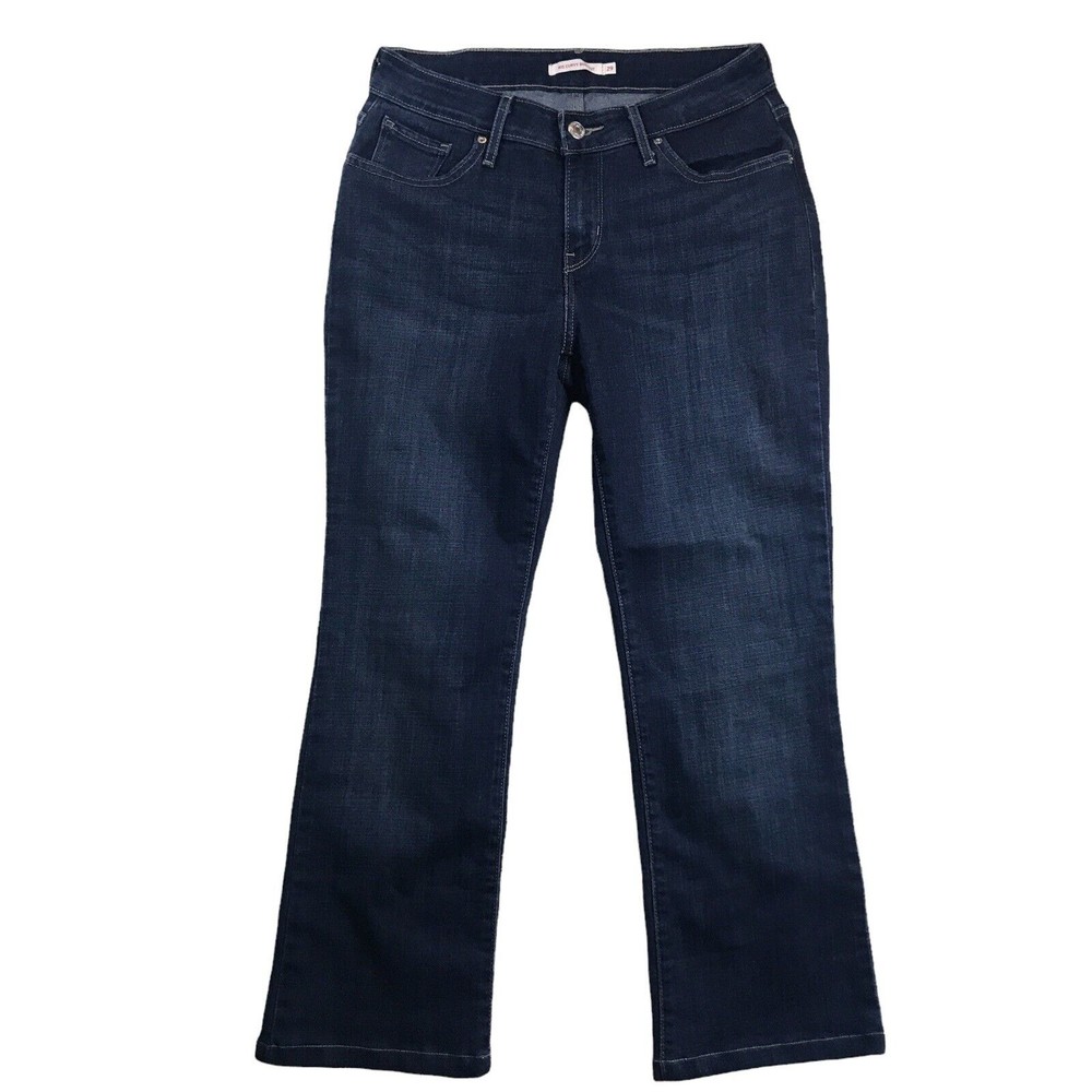 Levi's 815 Curvy Bootcut Women's Denim Jeans 29x25 Dark Blue Levi Strauss NWOT
